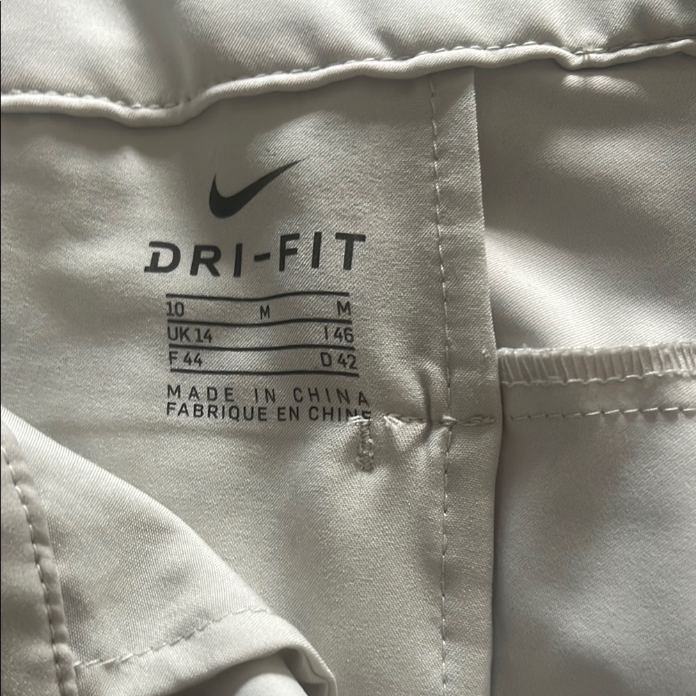 Cream color Nike Shorts with Tailored Flat Front Design - Picture 6 of 14